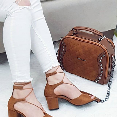 کیف و کفش عسلی زنانه, ست لباس با کفش عسلی مردانه, ست کیف و کفش عسلی