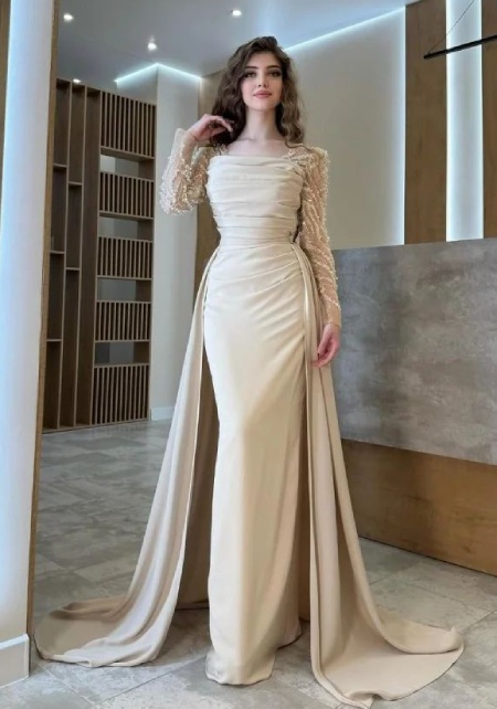 نمونه هایی از مدل لباس نامزدی بلند و پوشیده