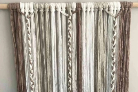 آویز دیواری ساده و شیک, آموزش آویز دیواری با نخ