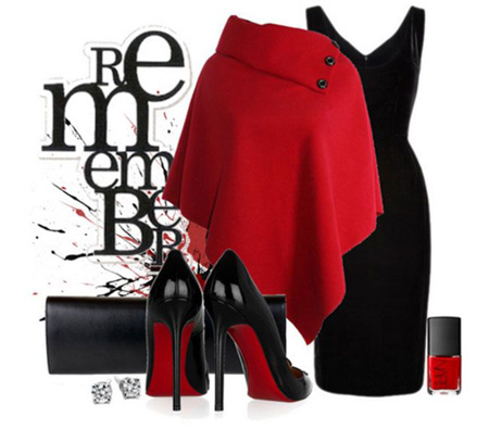 ست قرمز و مشکی, ست های شیک پاییزی و زمستانی