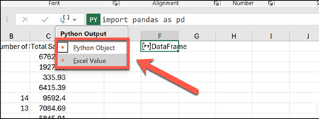 آموزش پایتون در اکسل, نحوه اجرای کد پایتون در اکسل