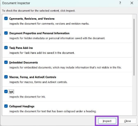 پاک کردن اطلاعات شخصی در Word, چگونه metadata را از Word حذف کنیم
