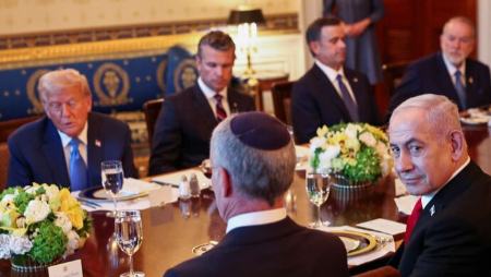 عکس خبری،ضیافت شام ترامپ برای نتانیاهو
