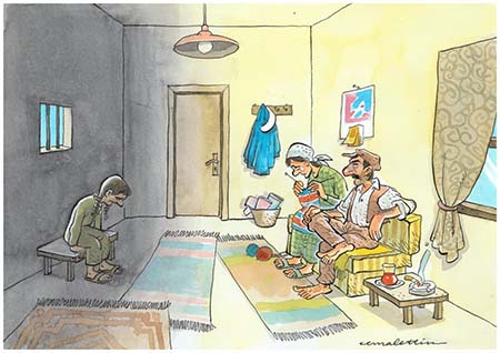 کاریکاتور جمال الدین گوزل اوغلو, هنر کاریکاتور گوزل اوغلو 