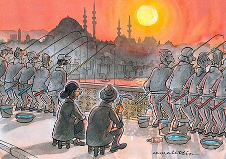 کاریکاتور جمال الدین گوزل اوغلو, هنر کاریکاتور گوزل اوغلو 