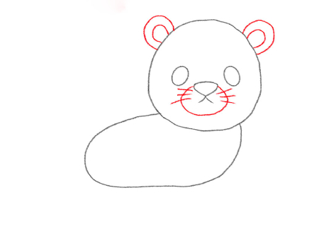 چگونه یک پلنگ کارتونی بکشیم