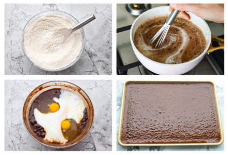 نکاتی برای تهیه کیک ورقه ای دکتر پپر