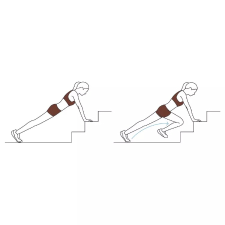 ورزش با پله,تمرینات پله‌ای در خانه