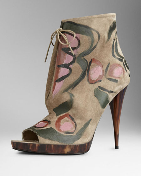 مدل نیم بوت زنانه Burberry,مدل نیم بوت زنانه