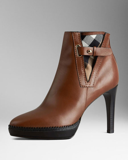مدل نیم بوت زنانه Burberry,مدل نیم بوت زنانه