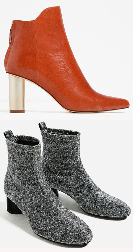 کفش پاییزی زنانه برند زارا, مدل نیم بوت زنانه