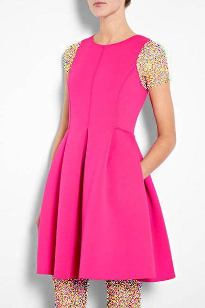 مدل پیراهن کوتاه , پیراهن کوتاه بهاره مجله Elle