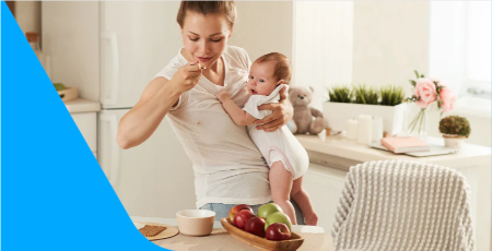  تغذیه مادر شیرده برای نوزاد کم وزن