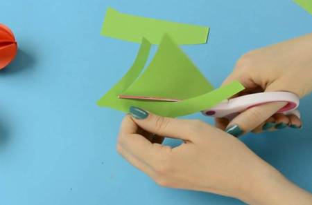 ایده کاردستی میوه ای با کاغذ