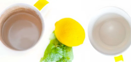 رفع لکه چای از قوری, تمیز کردن فنجان چای