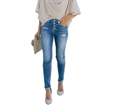 نحوه ست کردن شلوار اسکین زنانه