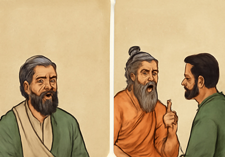 حکایت زاهد و مهمان, داستان‌های پندآموز پارسی