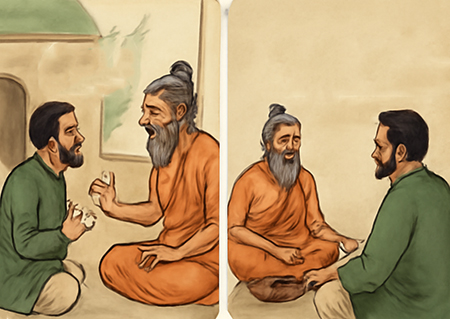 حکایت زاهد و مهمان, داستان‌های پندآموز پارسی