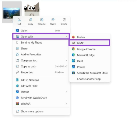 باز کردن تصاویر WebP در ویندوز, مشاهده WebP در مرورگر