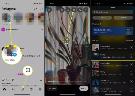 اضافه کردن موسیقی به استوری اینستاگرام, ترفندهای استوری اینستاگرام با موسیقی