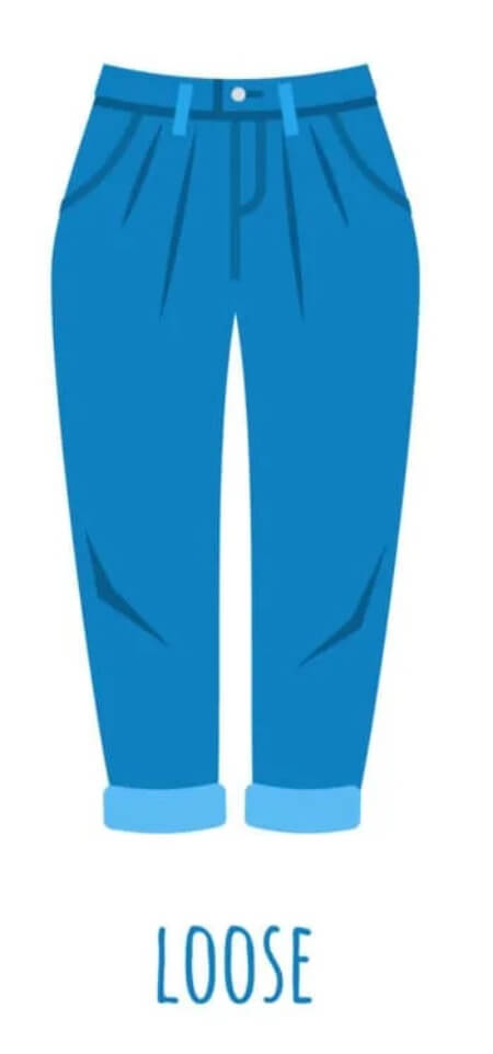 مدل های شلوار جین مردانه, مدل های شلوارهای جین زنانه, انواع مدل های شلوار جین