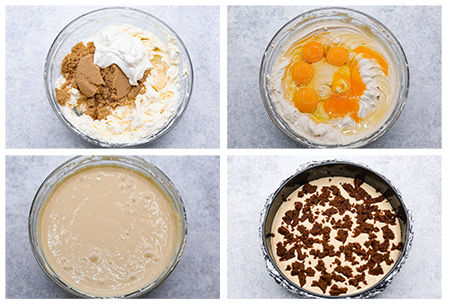 نحوه درست کردن چیزکیک رول دارچینی