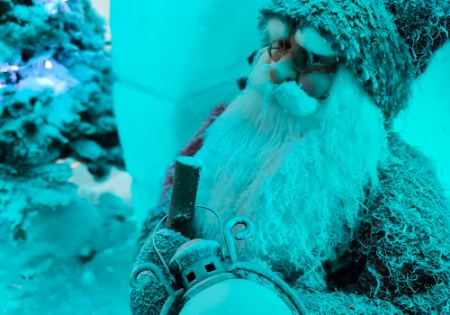 بابانوئل در پارک پنگوئن