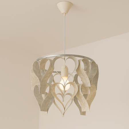 ساخت لوستر با کاغذ دیواری,لوستر کاغذی دست‌ساز