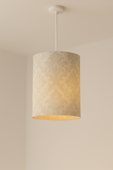 ساخت لوستر با کاغذ دیواری,لوستر کاغذی دست‌ساز