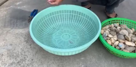 آموزش ساخت گلدان بزرگ, گلدان بتنی