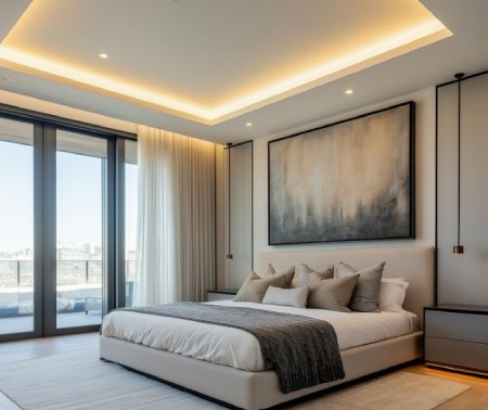 اتاق خواب مینیمال ساده و شیک