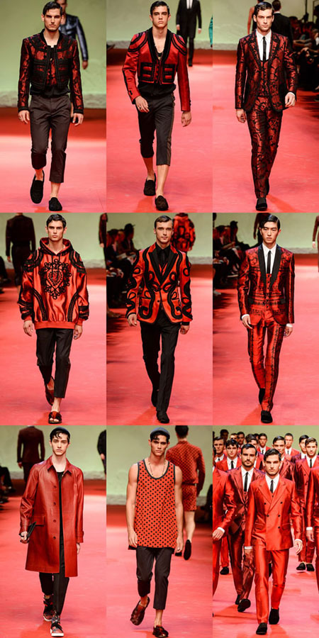 مُدل لباس بهار و تابستان 2015,مدل لباس های قرمز بهاری