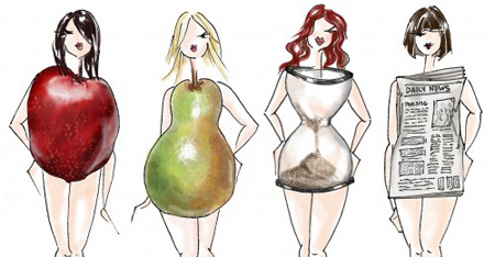 انواع شکل بدن،آشنایی با انواع شکل بدن