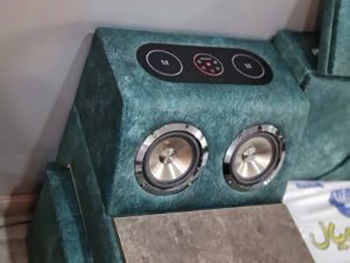 سیستم صوتی لمسی بعلاوه شارژر وایرلس موبایل