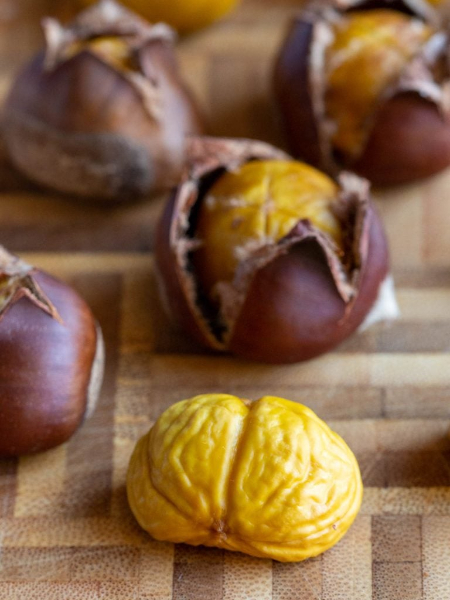 نحوه پوست کندن شاه بلوط, راههای پوست کردن شاه بلوط