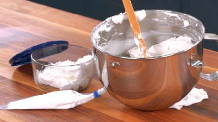 نگهداری خامه قنادی, خامه فرم‌گرفته, فریز کردن خامه