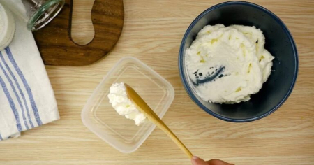 نگهداری خامه قنادی, خامه فرم‌گرفته, فریز کردن خامه