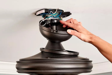 رفع لرزش پنکه سقفی, محکم کردن پنکه سقفی