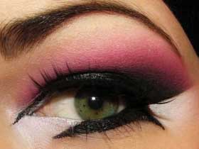 آرایش بنفش,آرایش صورت, گالری تصاویر