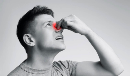 سوزش بینی, احساس سوزش در بینی