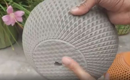 ساخت گلدان سیمانی,آموزش ساخت گلدان بتنی