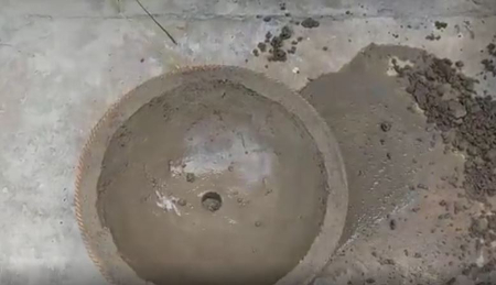 ساخت گلدان سیمانی,آموزش ساخت گلدان بتنی