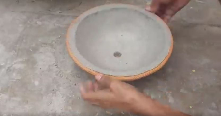 ساخت گلدان سیمانی,آموزش ساخت گلدان بتنی