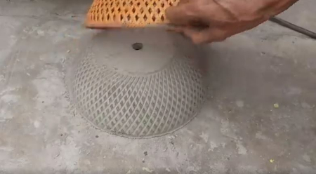 ساخت گلدان سیمانی,آموزش ساخت گلدان بتنی