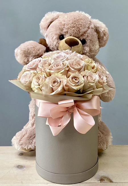 مدل تزیین باکس گل و خرس, نمونه هایی از تزیین باکس گل و خرس, تزیین باکس گل و خرس لاکچری