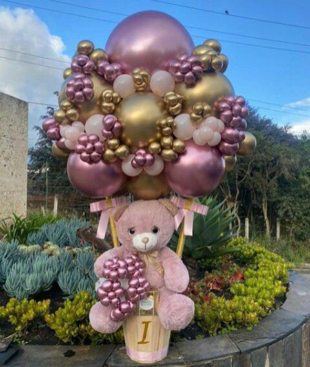 طرح های شیک از تزیین باکس گل و خرس, لاکچری ترین تزیین باکس گل و خرس, تزیینات باکس گل و خرس