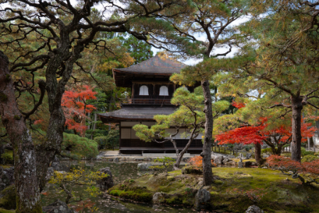 معبد کینکاکو جی, پاویون نقره‌ای کیوتوجاذبه‌های کیوتو