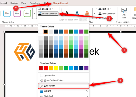آموزش پاورپوینت, یادداشت‌های مخفی پاورپوینت
