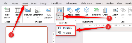 آموزش پاورپوینت, یادداشت‌های مخفی پاورپوینت