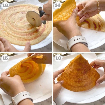 مراحل تهیه دوسای کینوا و جو دوسر